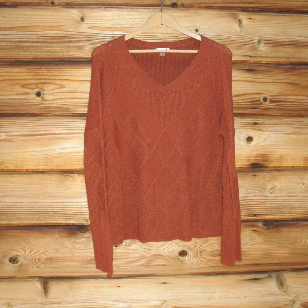 Smartwool Cable Shadow Pine Soft Wool Blend Sweater